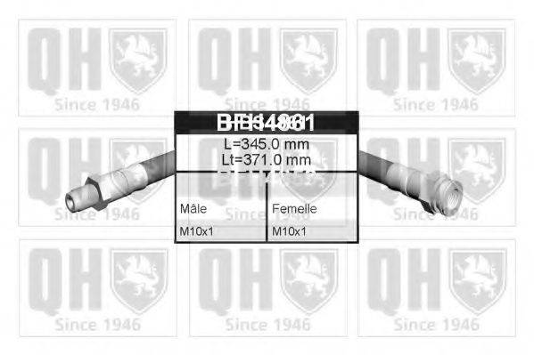 Гальмівний шланг QUINTON HAZELL BFH4861