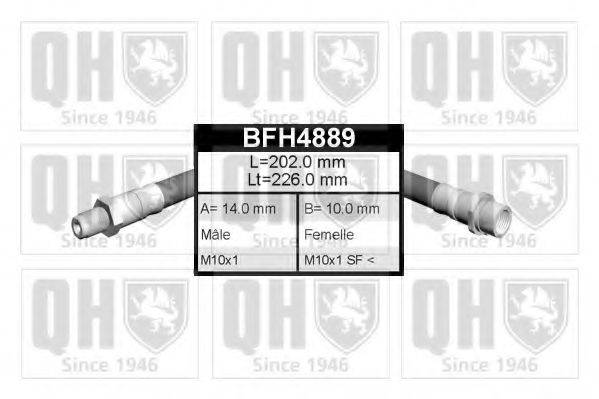 Тормозной шланг QUINTON HAZELL BFH4889