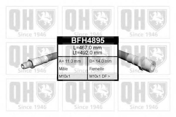 QUINTON HAZELL BFH4895 Тормозной шланг