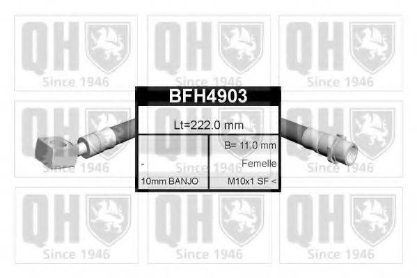 QUINTON HAZELL BFH4903 Тормозной шланг