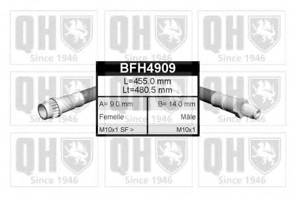 QUINTON HAZELL BFH4909 Тормозной шланг