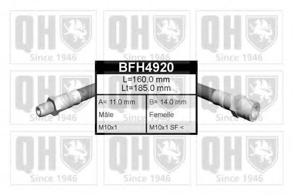 Гальмівний шланг QUINTON HAZELL BFH4920