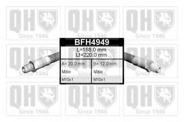 QUINTON HAZELL BFH4949 Тормозной шланг