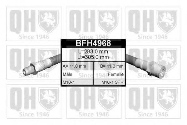 QUINTON HAZELL BFH4968 Тормозной шланг
