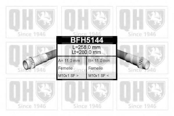 QUINTON HAZELL BFH5144 Тормозной шланг