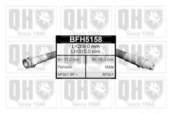 QUINTON HAZELL BFH5158 Тормозной шланг