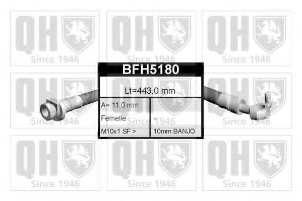 QUINTON HAZELL BFH5180 Тормозной шланг