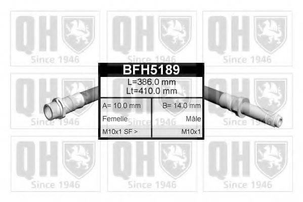 QUINTON HAZELL BFH5189 Тормозной шланг