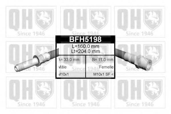 QUINTON HAZELL BFH5198 Тормозной шланг