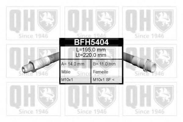 Тормозной шланг QUINTON HAZELL BFH5404