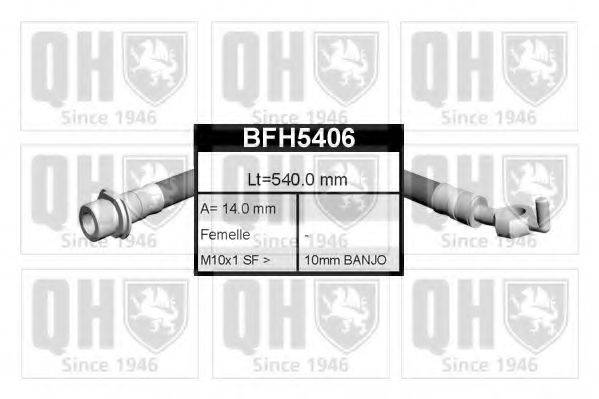 QUINTON HAZELL BFH5406 Тормозной шланг