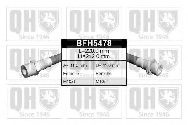 Гальмівний шланг QUINTON HAZELL BFH5478