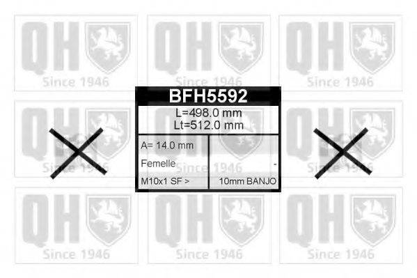 Тормозной шланг QUINTON HAZELL BFH5592