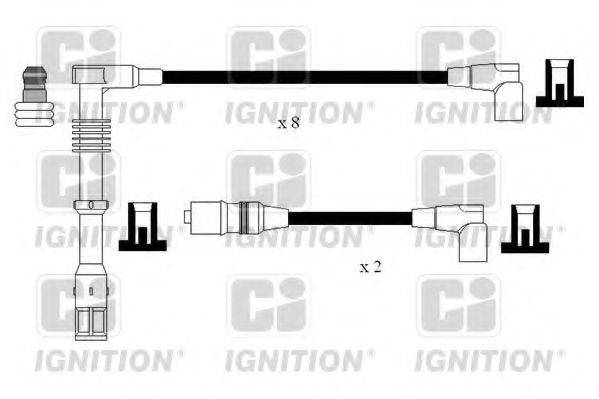 QUINTON HAZELL XC1155 Комплект дротів запалення