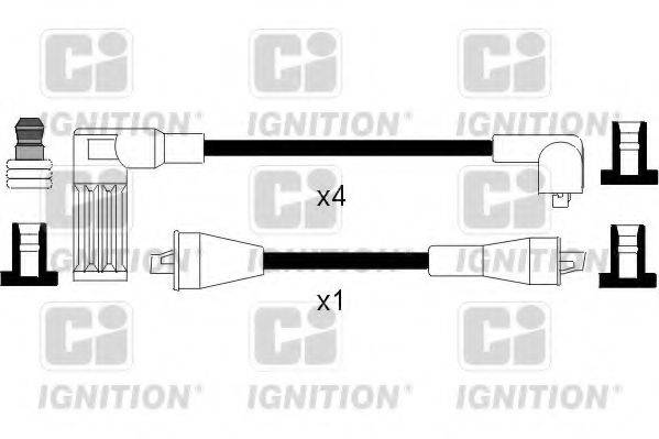QUINTON HAZELL XC814 Комплект дротів запалення