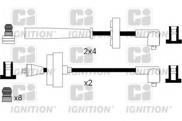 QUINTON HAZELL XC823 Комплект проводов зажигания