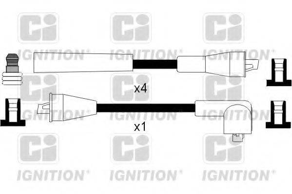 QUINTON HAZELL XC836 Комплект дротів запалення