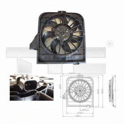 Вентилятор, охолодження двигуна TYC 804-0003