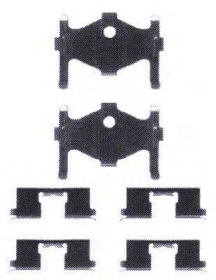 FERODO FBA533 Комплектуючі, колодки дискового гальма