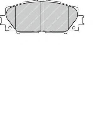 FERODO FDB1829 Комплект тормозных колодок, дисковый тормоз