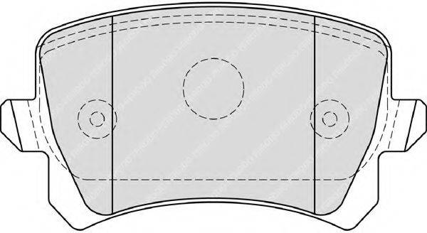 FERODO FDB4192 Комплект тормозных колодок, дисковый тормоз
