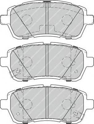 Комплект гальмівних колодок, дискове гальмо FERODO FDB4279