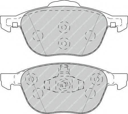 FERODO FDB4319 Комплект тормозных колодок, дисковый тормоз