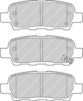 FERODO FDB4324 Комплект тормозных колодок, дисковый тормоз