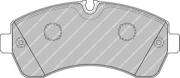 FERODO FVR1777 Комплект тормозных колодок, дисковый тормоз