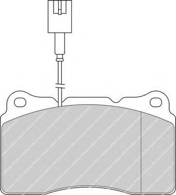 FERODO FSL1334 Комплект тормозных колодок, дисковый тормоз
