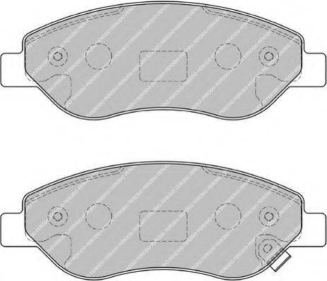 FERODO FSL1921 Комплект тормозных колодок, дисковый тормоз