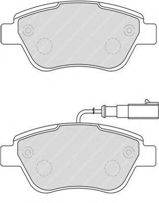 FERODO FSL1946 Комплект тормозных колодок, дисковый тормоз