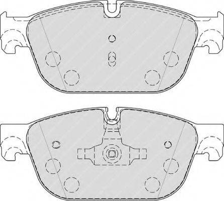 Комплект тормозных колодок, дисковый тормоз FERODO FSL4313