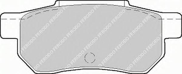 Комплект гальмівних колодок, дискове гальмо FERODO FSL472