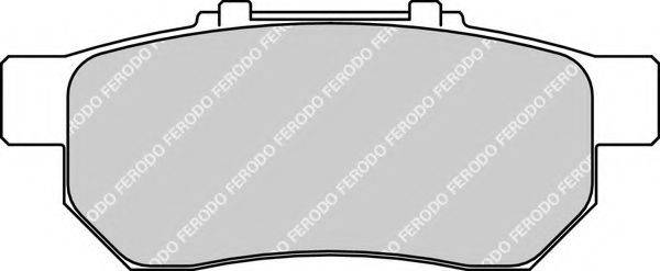 Комплект тормозных колодок, дисковый тормоз FERODO FSL778