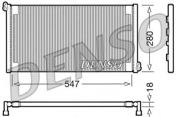 DENSO DCN09081 Конденсатор, кондиционер