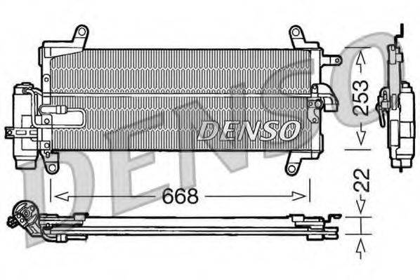 Конденсатор, кондиціонер DENSO DCN09093
