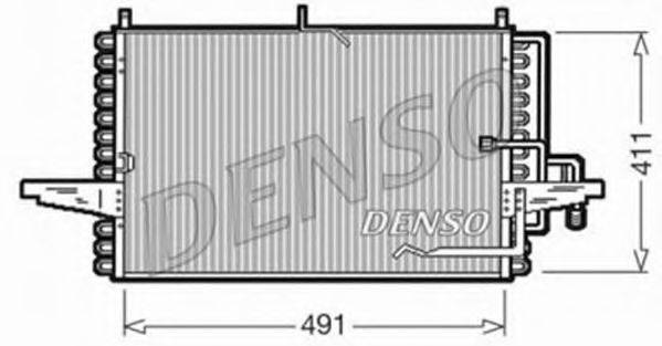 DENSO DCN10002 Конденсатор, кондиционер