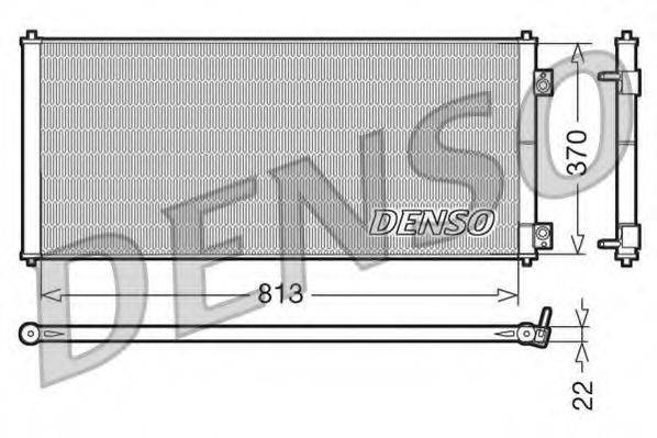 DENSO DCN10018 Конденсатор, кондиционер