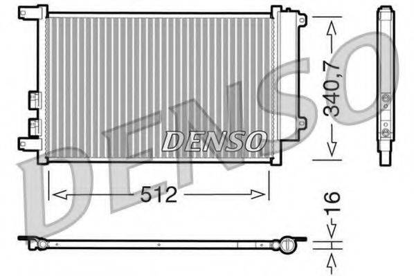 Конденсатор, кондиціонер DENSO DCN01010