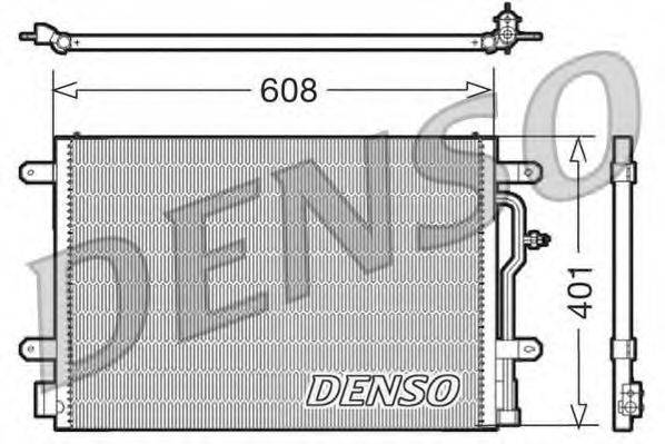 DENSO DCN02012 Конденсатор, кондиціонер