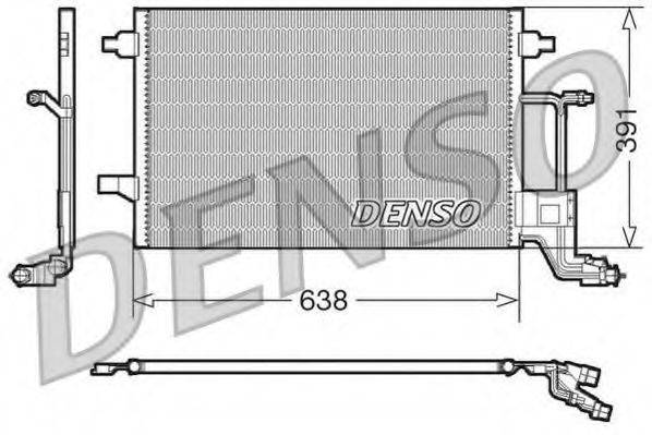 DENSO DCN02014 Конденсатор, кондиционер