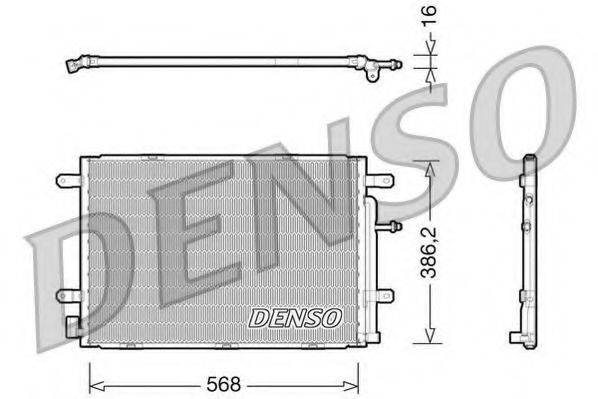 DENSO DCN02019 Конденсатор, кондиционер