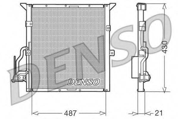 DENSO DCN05002 Конденсатор, кондиціонер