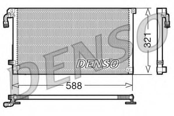DENSO DCN07004 Конденсатор, кондиционер