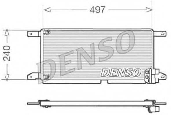 DENSO DCN13009 Конденсатор, кондиционер