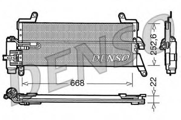 DENSO DCN13010 Конденсатор, кондиционер