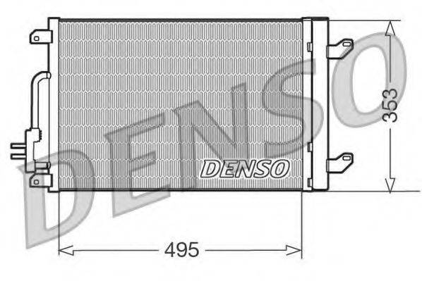 DENSO DCN13015 Конденсатор, кондиционер