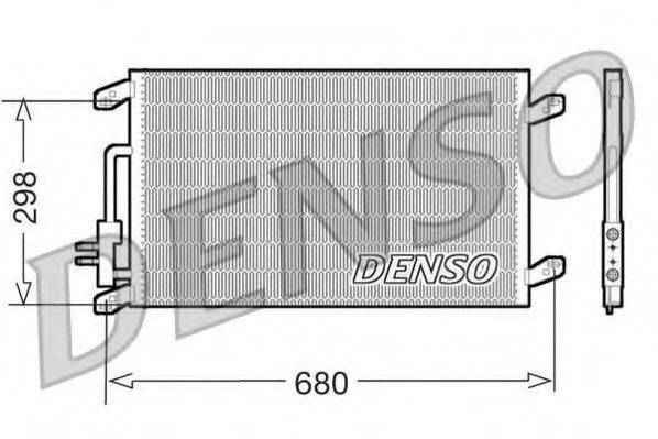 DENSO DCN13016 Конденсатор, кондиционер