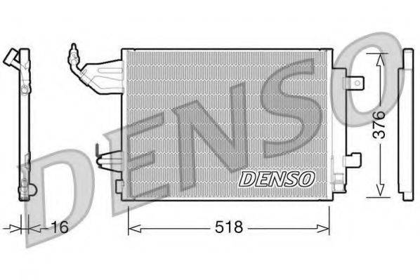 DENSO DCN16001 Конденсатор, кондиционер